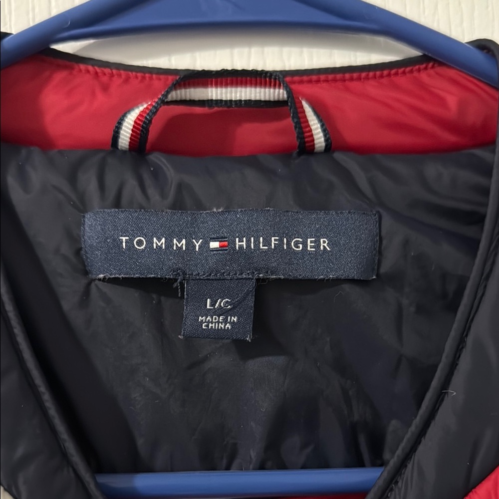 Tommy Hilfiger Red and Black Jacket